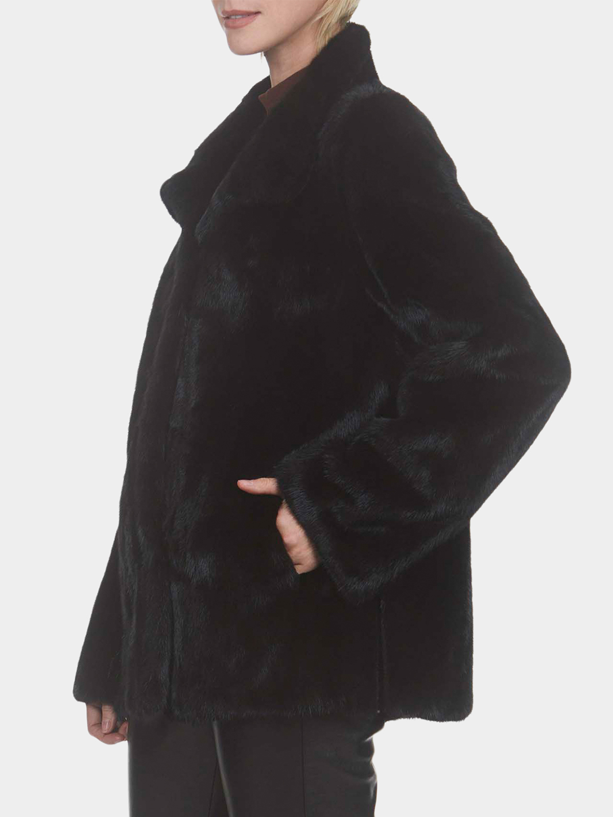 Day Furs, Inc. Man's Black Mink Fur Jacket