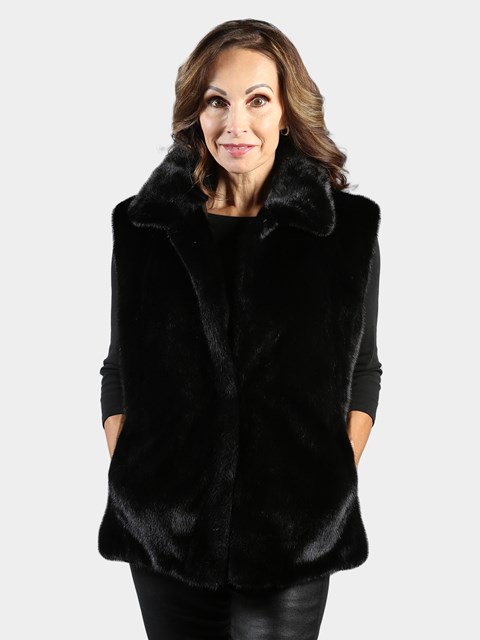 Reversible Sleeveless Mink Jacket - Women - Ready-to-Wear