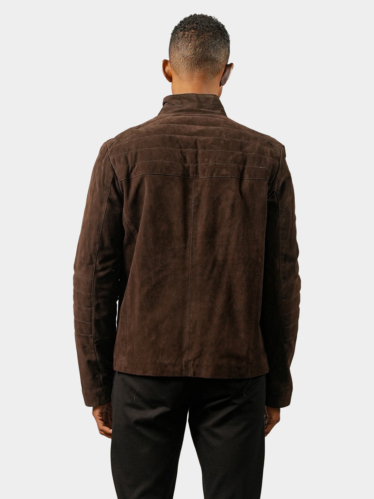 Man's Metis Brown Suede Jacket