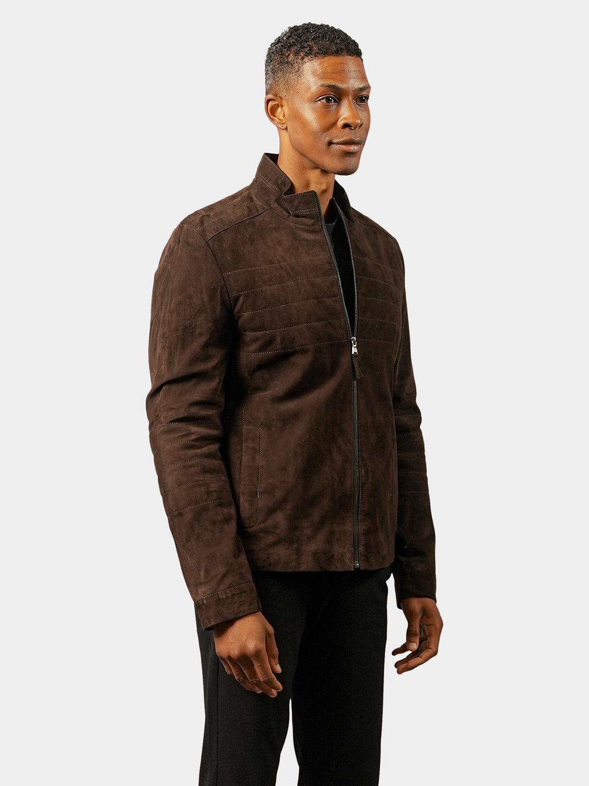 Man's Metis Brown Suede Jacket