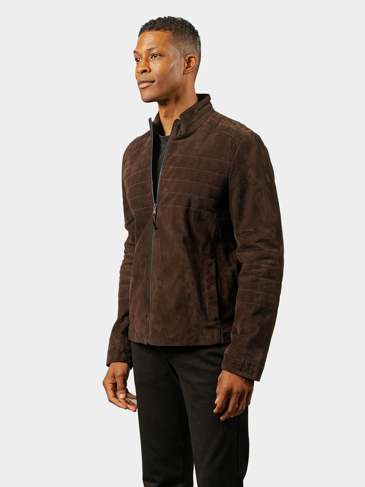 Man's Metis Brown Suede Jacket