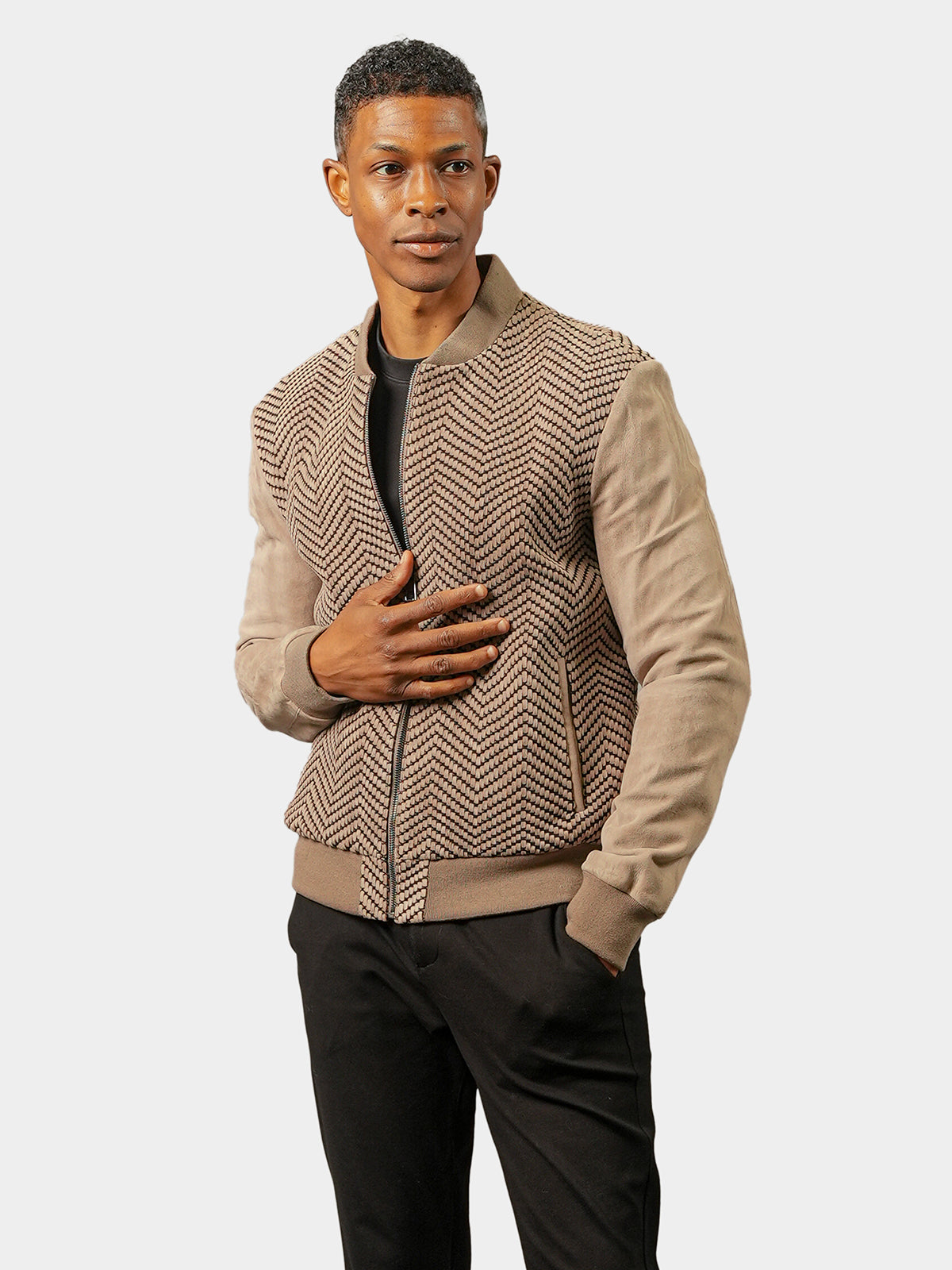 Man's Papyus Suede Jacket