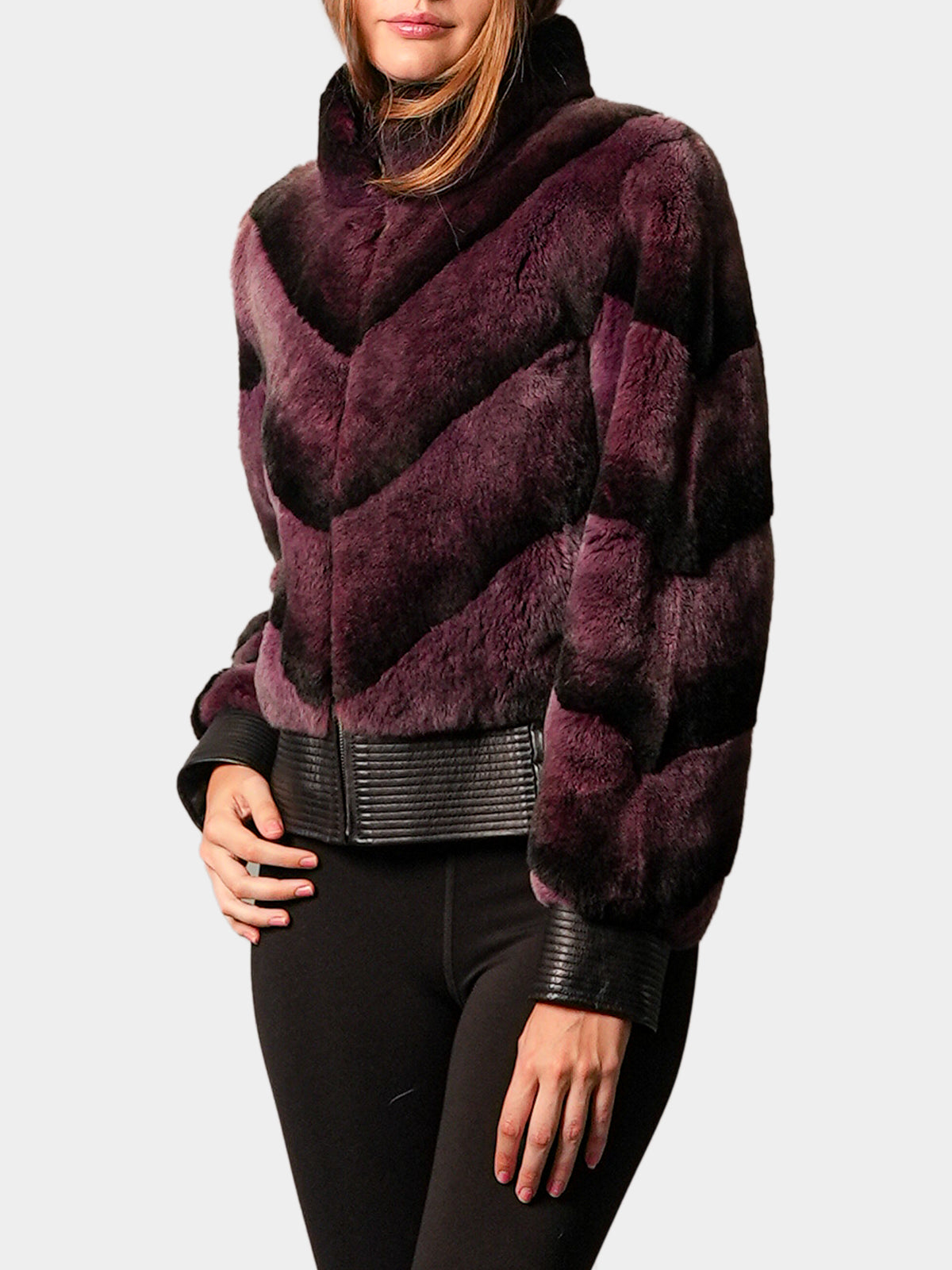 Women's Purple Rex Rabbit Jacket