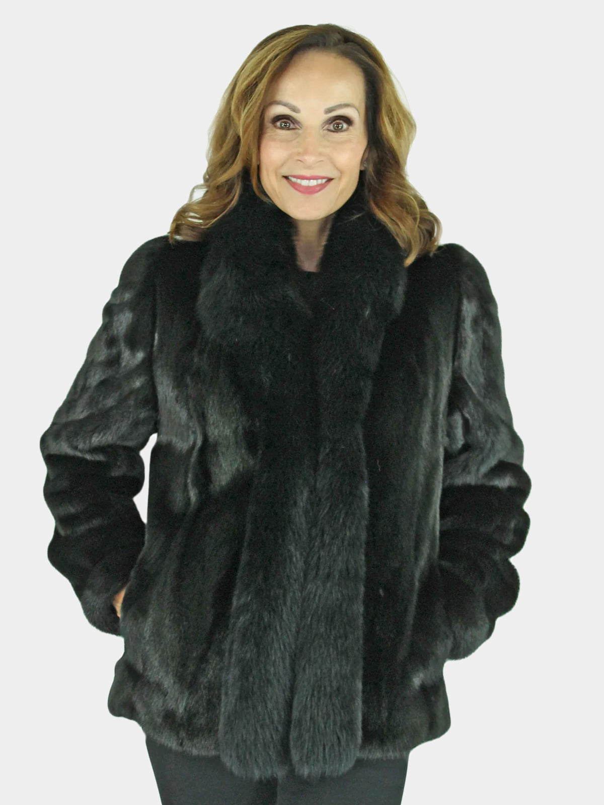 Woman's Ranch Mink Fur Jacket