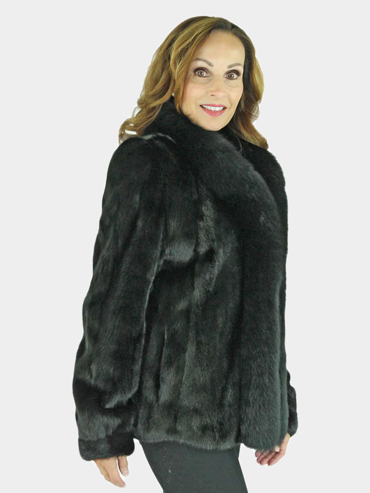 Woman's Ranch Mink Fur Jacket