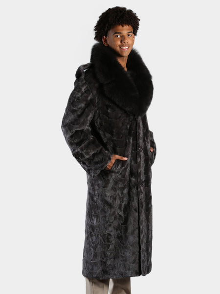 アメリヴィンテージ ECO MINK FUR COAT Vintage American Lynx 7/8 Coat (Saks Fifth Ave) -XL – The