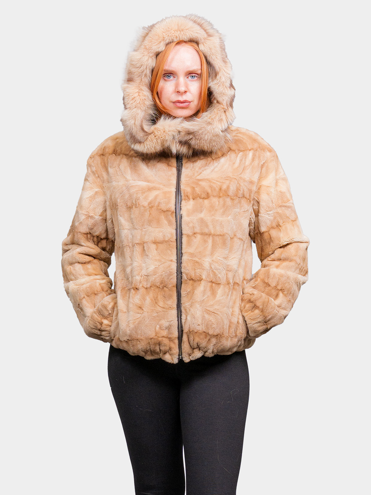 Women's Desert Sheared Mink Parka