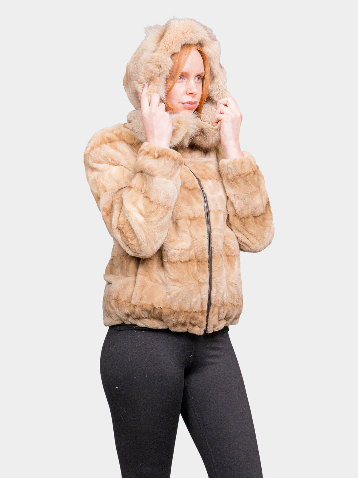 Women's Desert Sheared Mink Parka