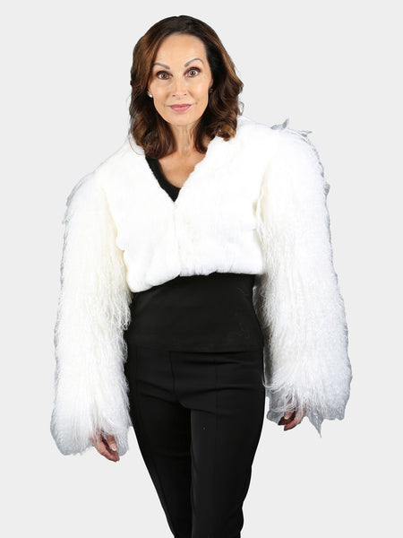 ジャケット・アウター 00s Y2K Natural Rabbit Fur Short Jacket 63663-f_grande.jpg?v=1747802138