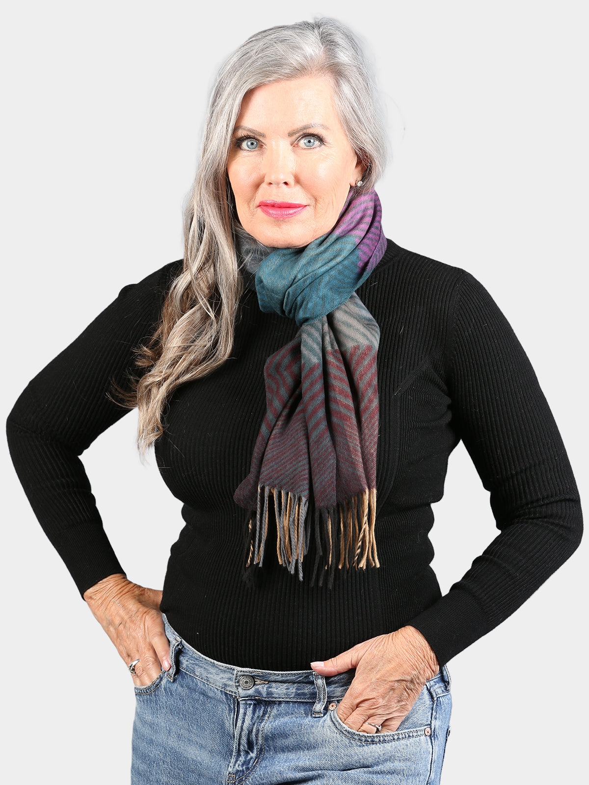 Women's Cassis Fabric Scarf