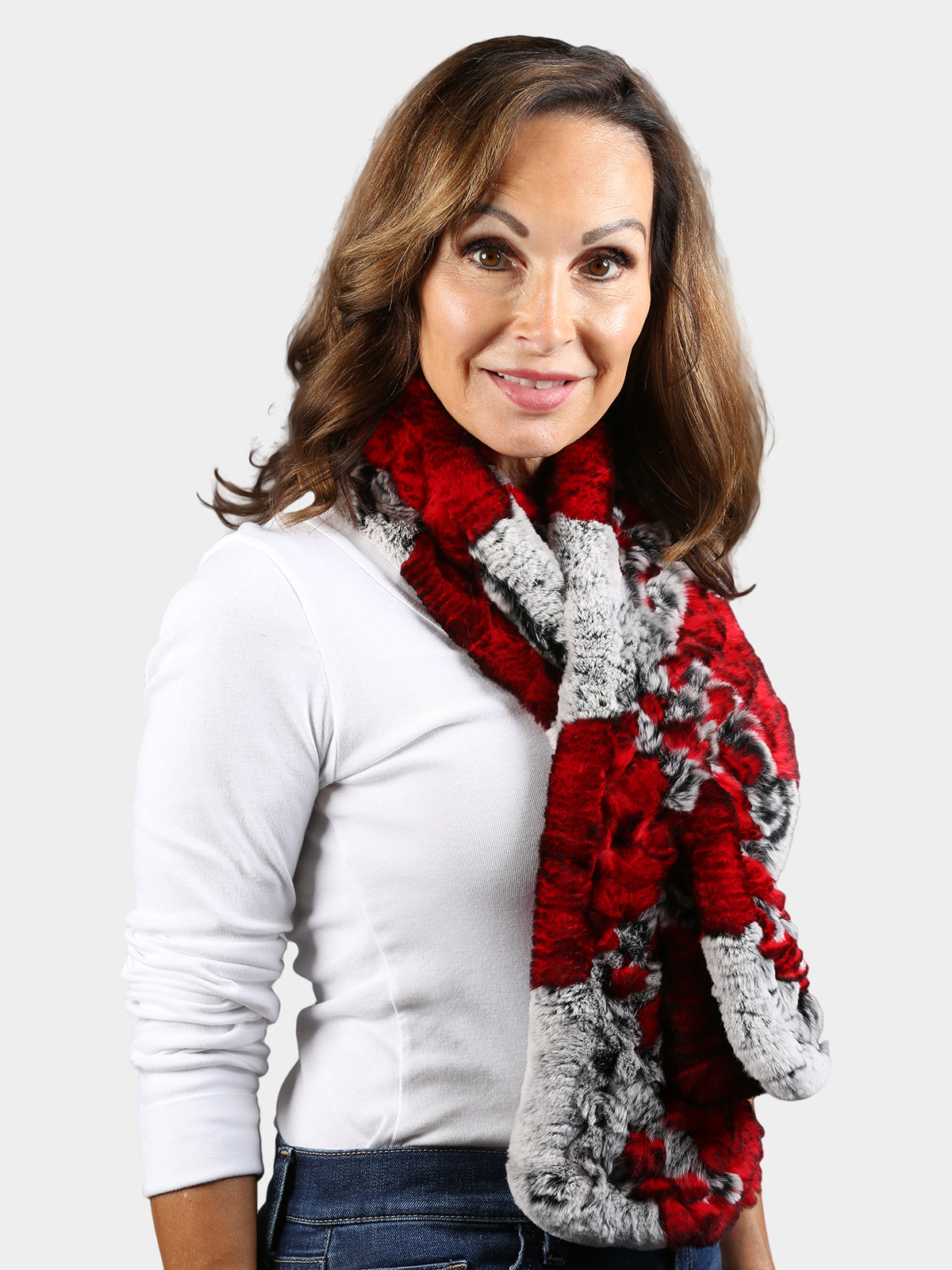 Women's Knitted Rex Scarf
