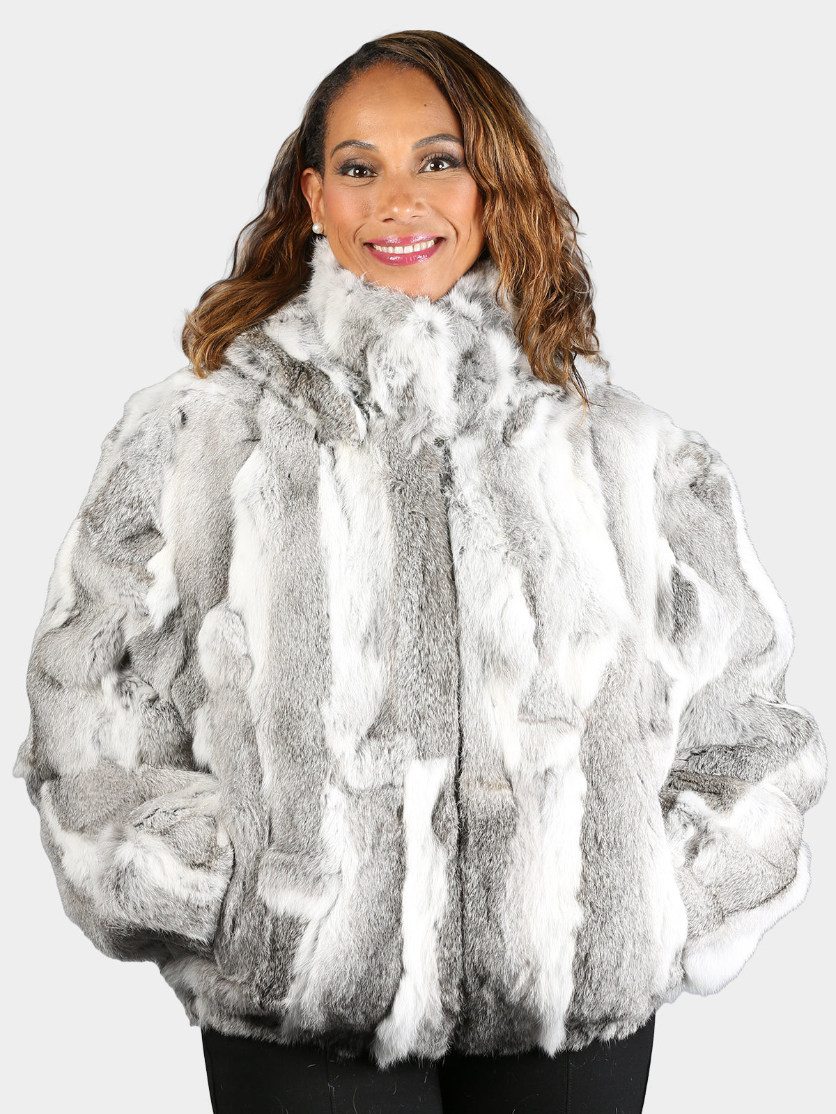 Women's Rabbit Fur Jacket