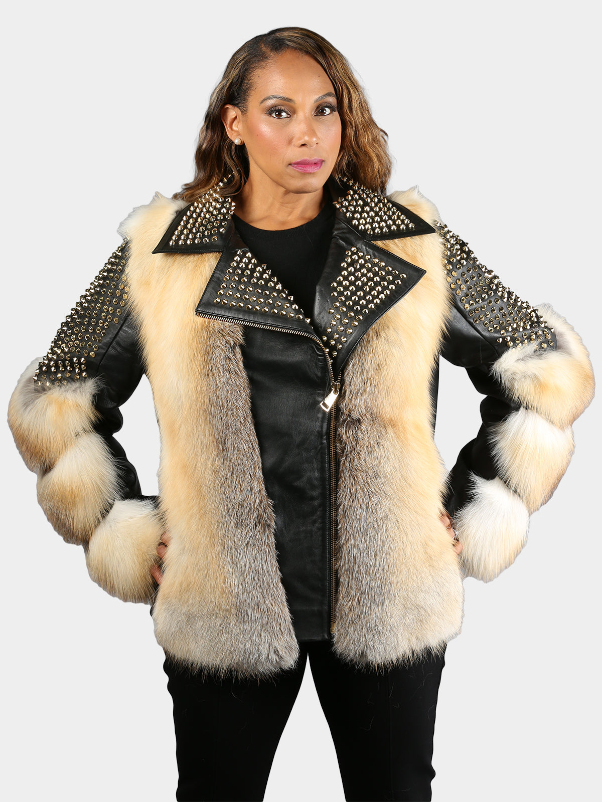 Women's Golden Isle Fox Fur Jacket