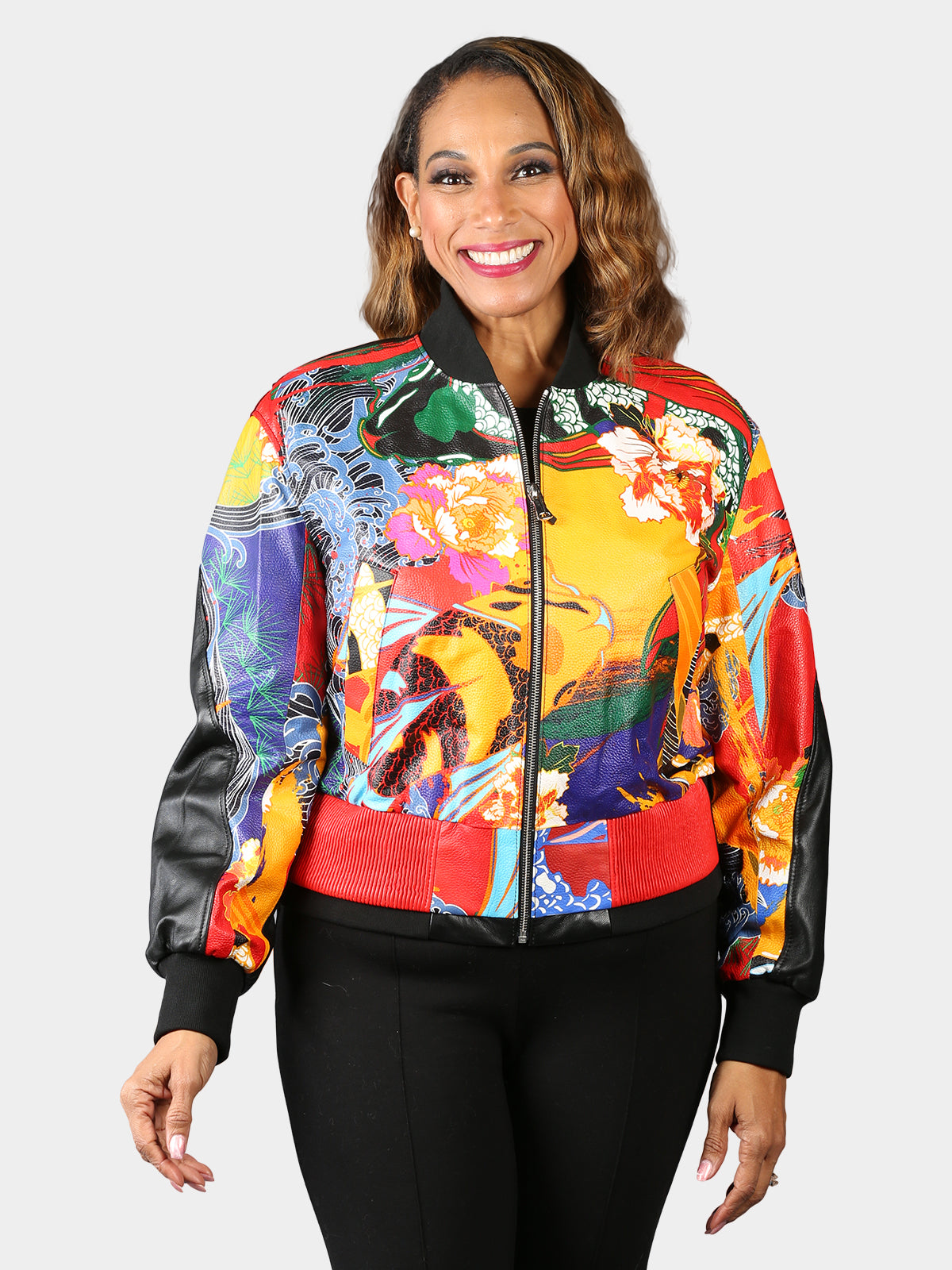 Woman's Picasso Lambskin Leather Jacket
