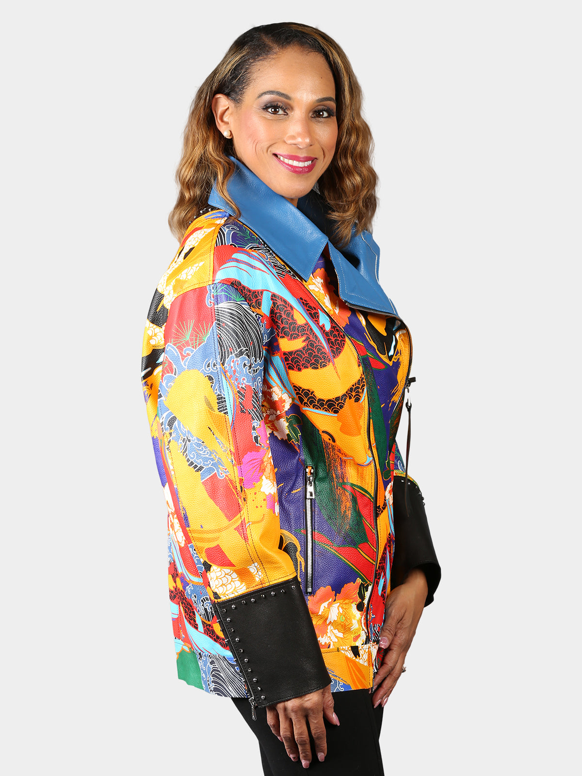 Woman's Picasso Lambskin Leather Jacket
