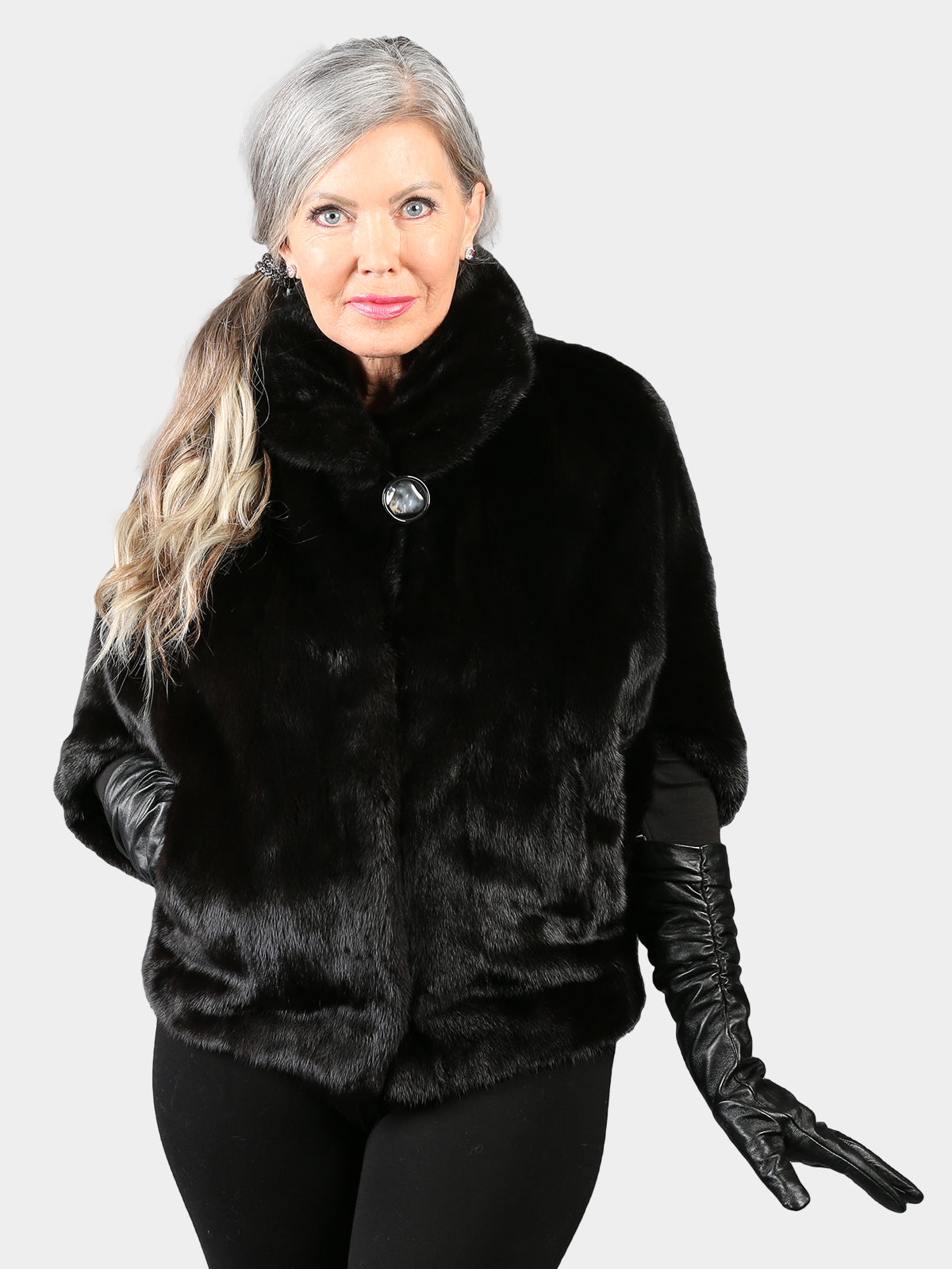 Woman's Ranch Mink Fur Capelet