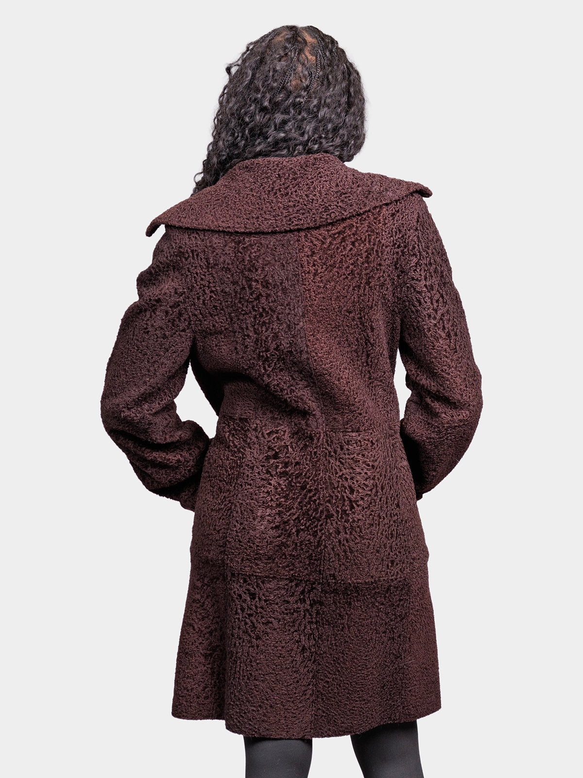Women's Bordeaux Broadtail Lamb Stroller
