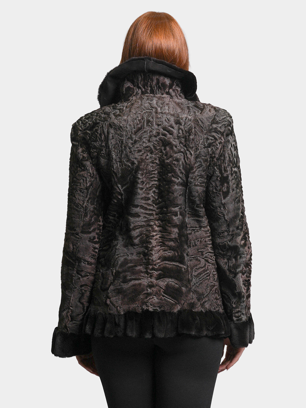 Women's Brown Persian Lamb Jacket