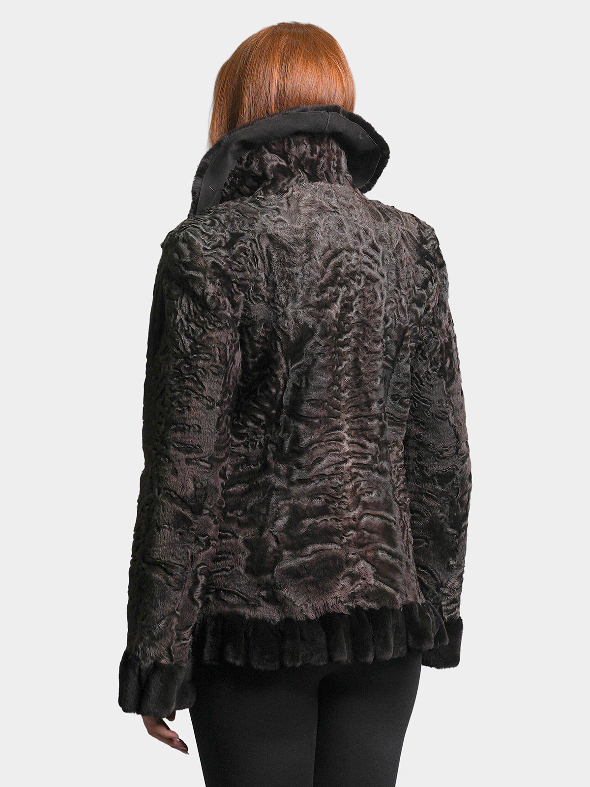 Women's Brown Persian Lamb Jacket