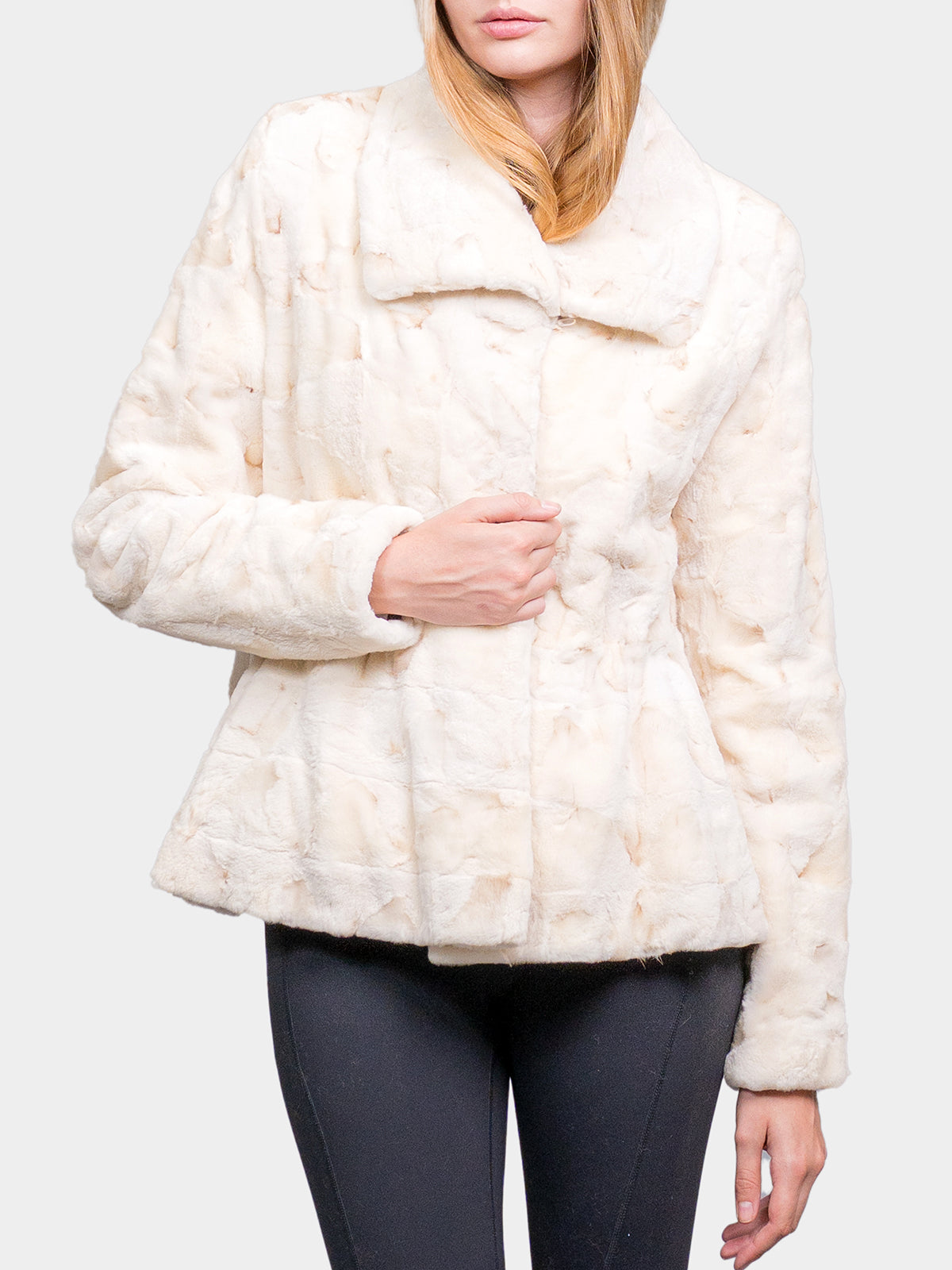 Women's Iceberg Sculptured Sheared Mink Jacket