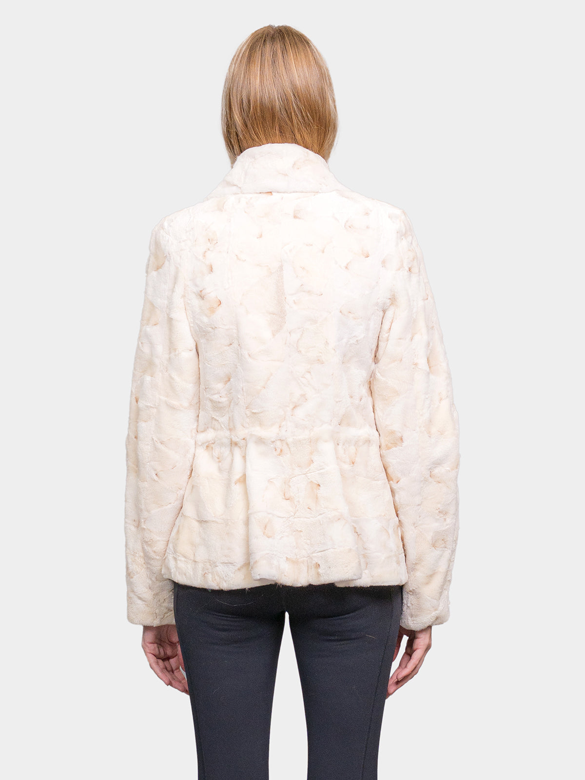 Women's Iceberg Sculptured Sheared Mink Jacket