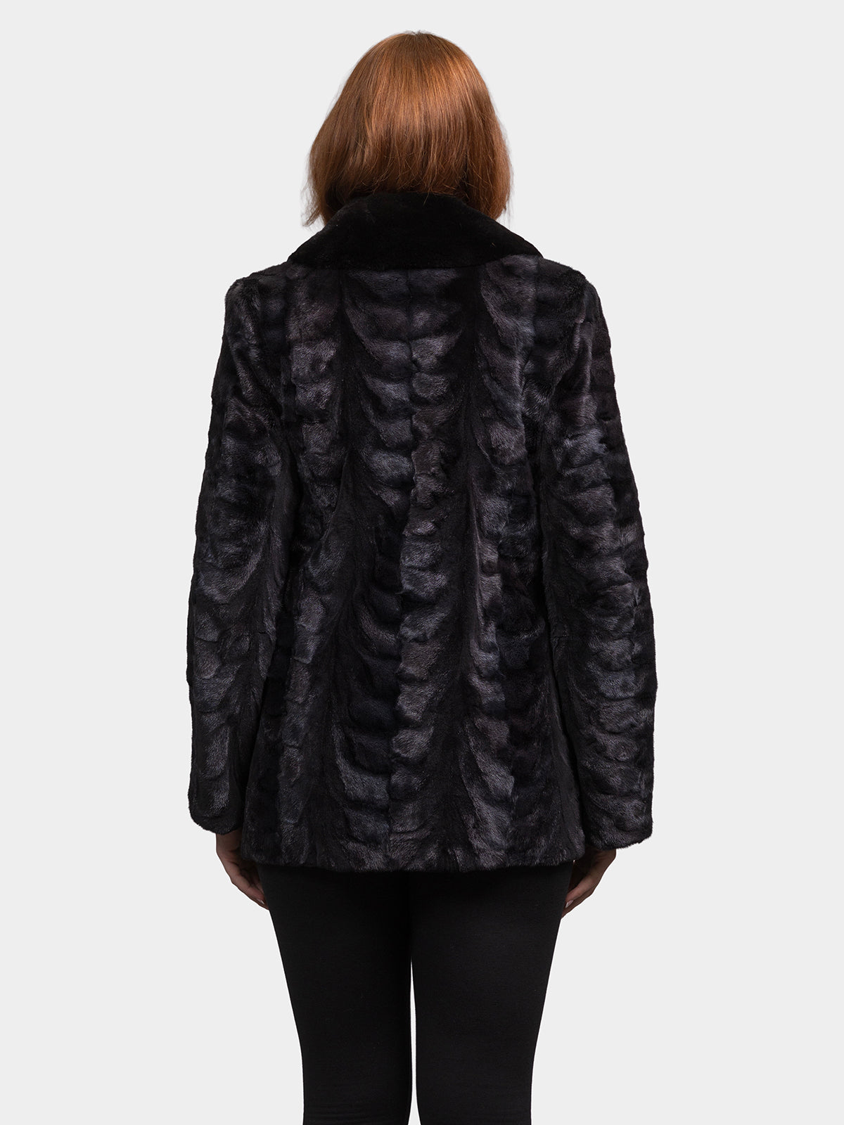 Women's Black Mink Pieces Stroller