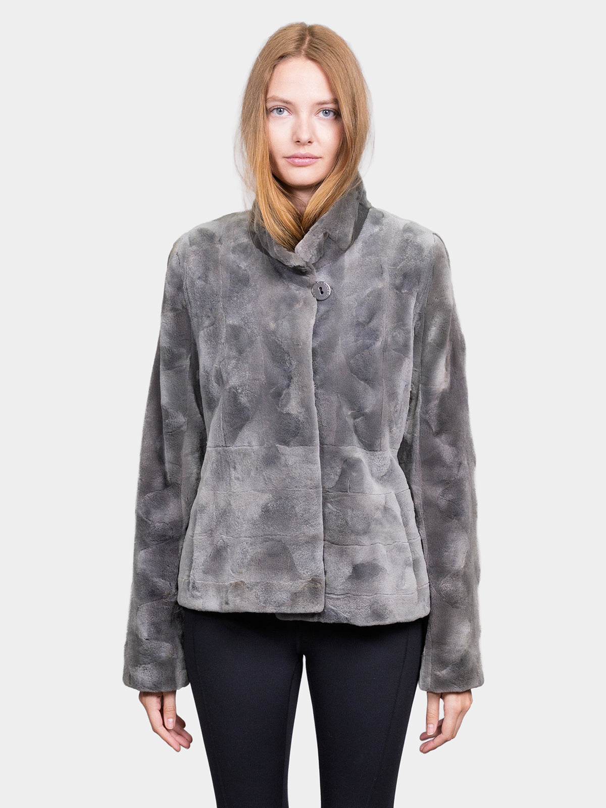 Women's Paloma Sculptured Sheared Mink Jacket