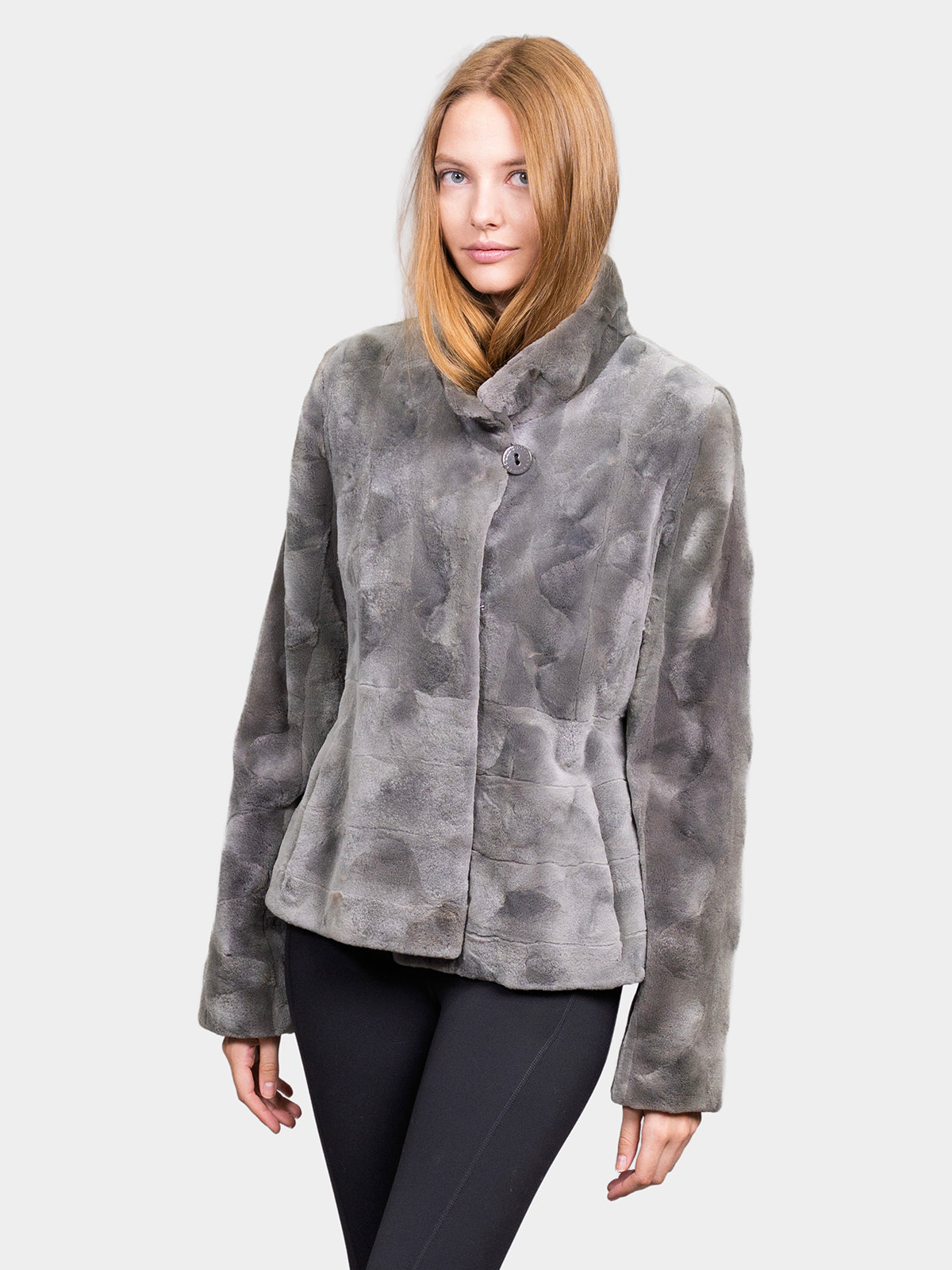 Women's Paloma Sculptured Sheared Mink Jacket