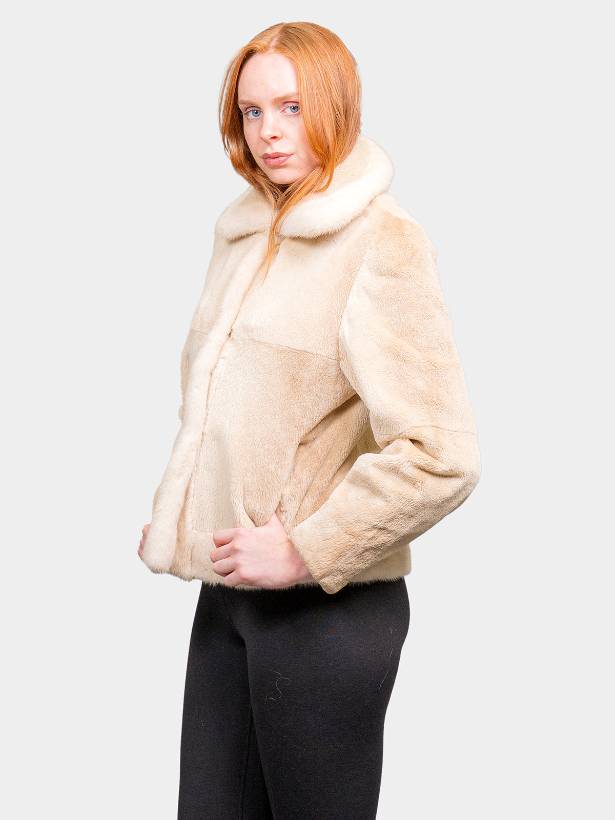 Women's Palomino Micro Sheared Beaver Jacket