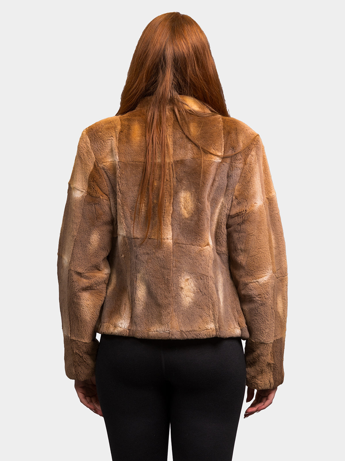 Women's Toffee Sheared Muskrat Jacket