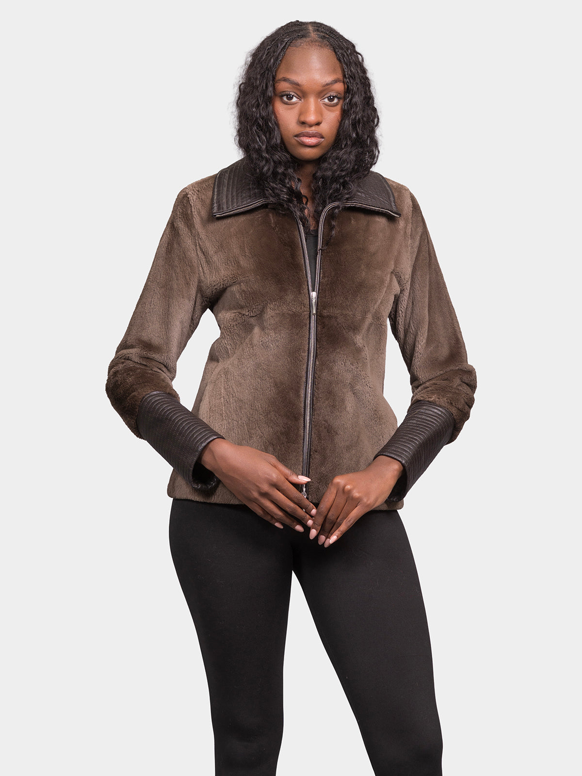 Women's Ruff Cut Phantom Beaver Jacket