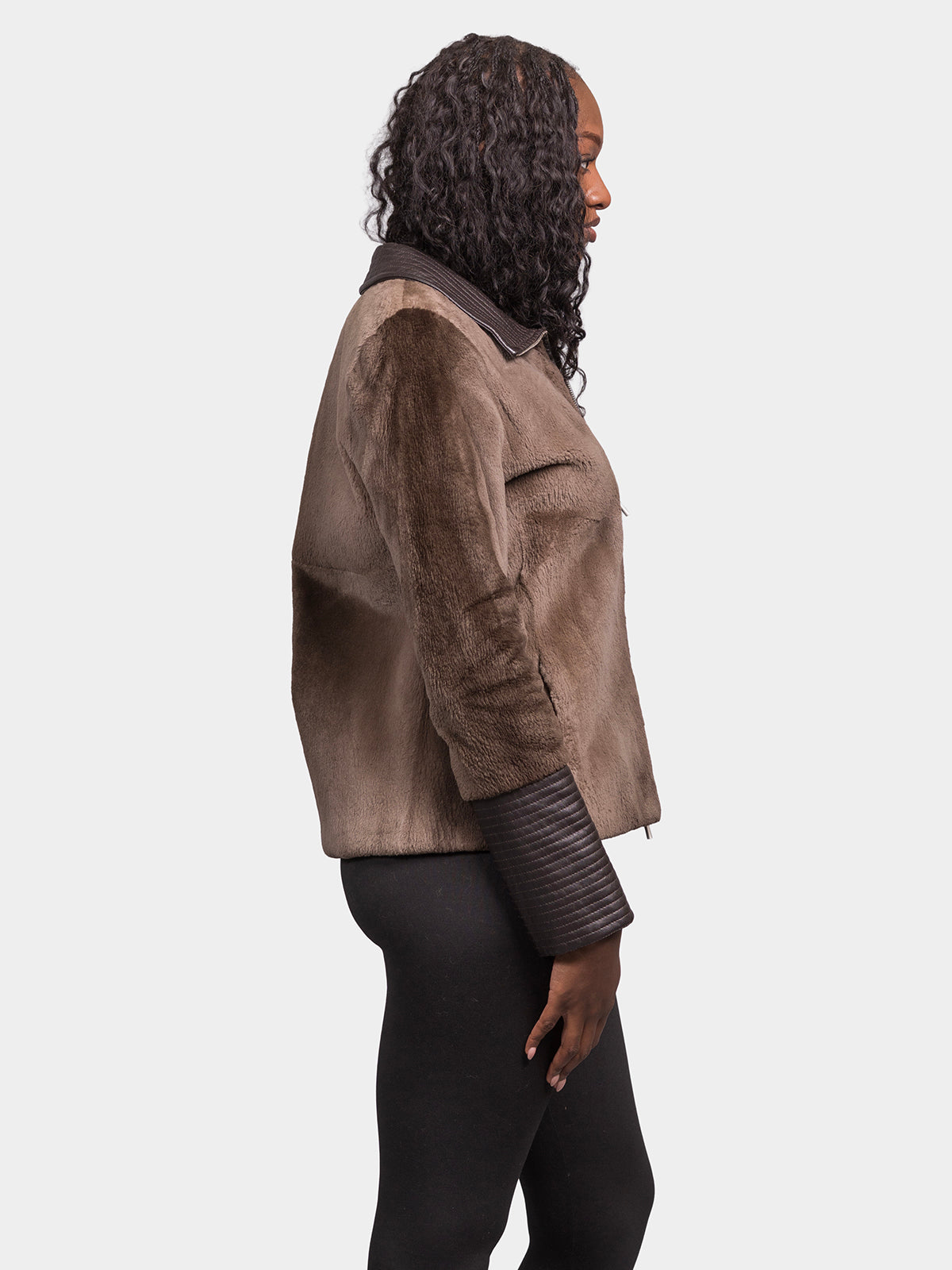 Women's Ruff Cut Phantom Beaver Jacket