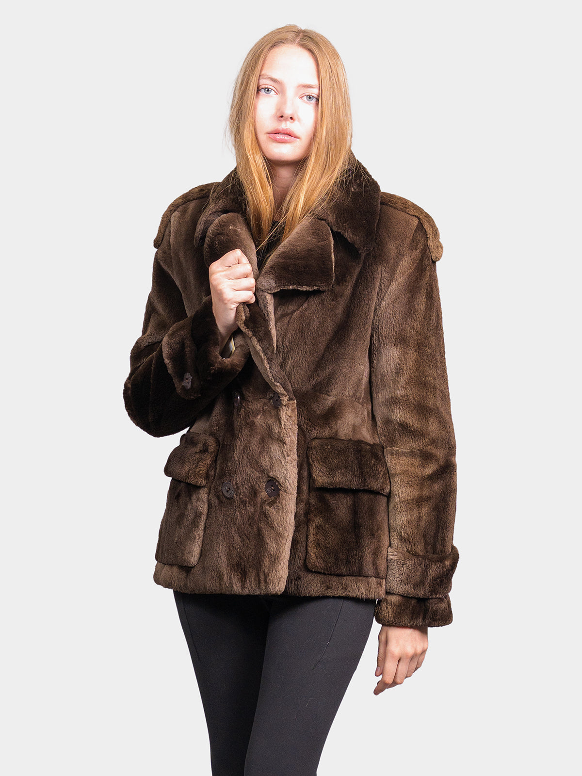 Women's Ruff Cut Phantom Beaver Jacket