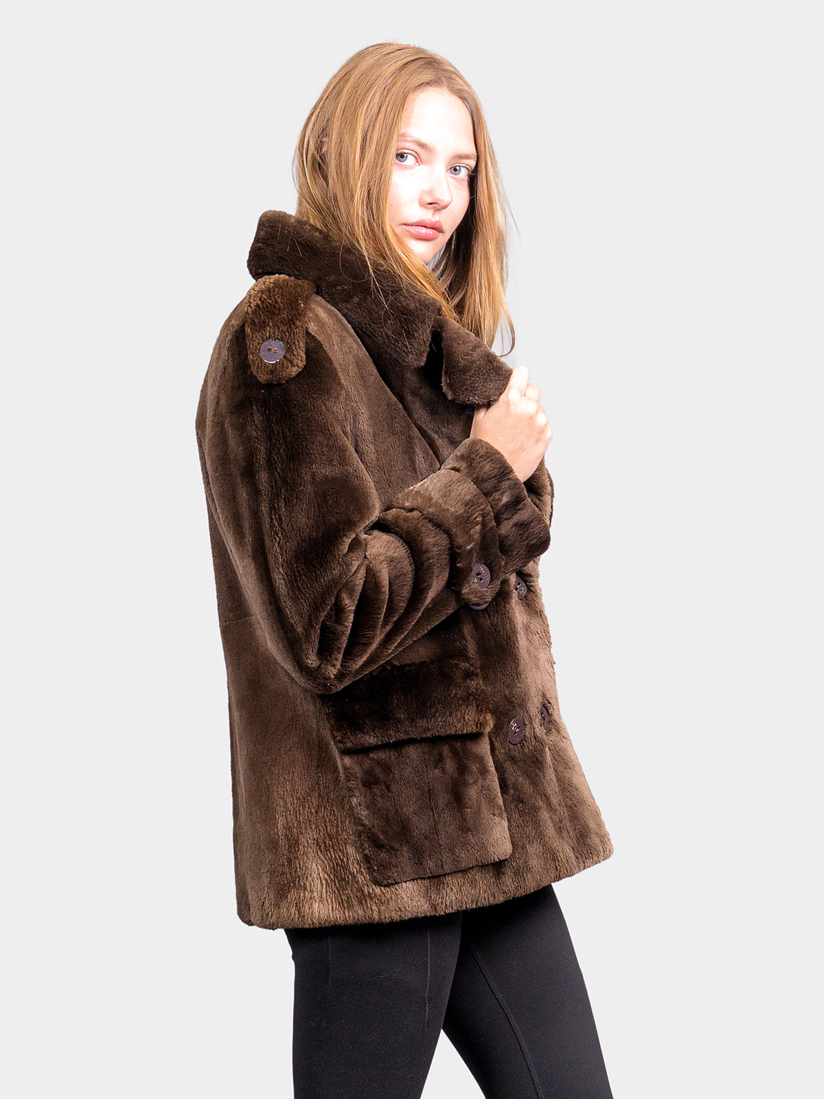 Women's Ruff Cut Phantom Beaver Jacket