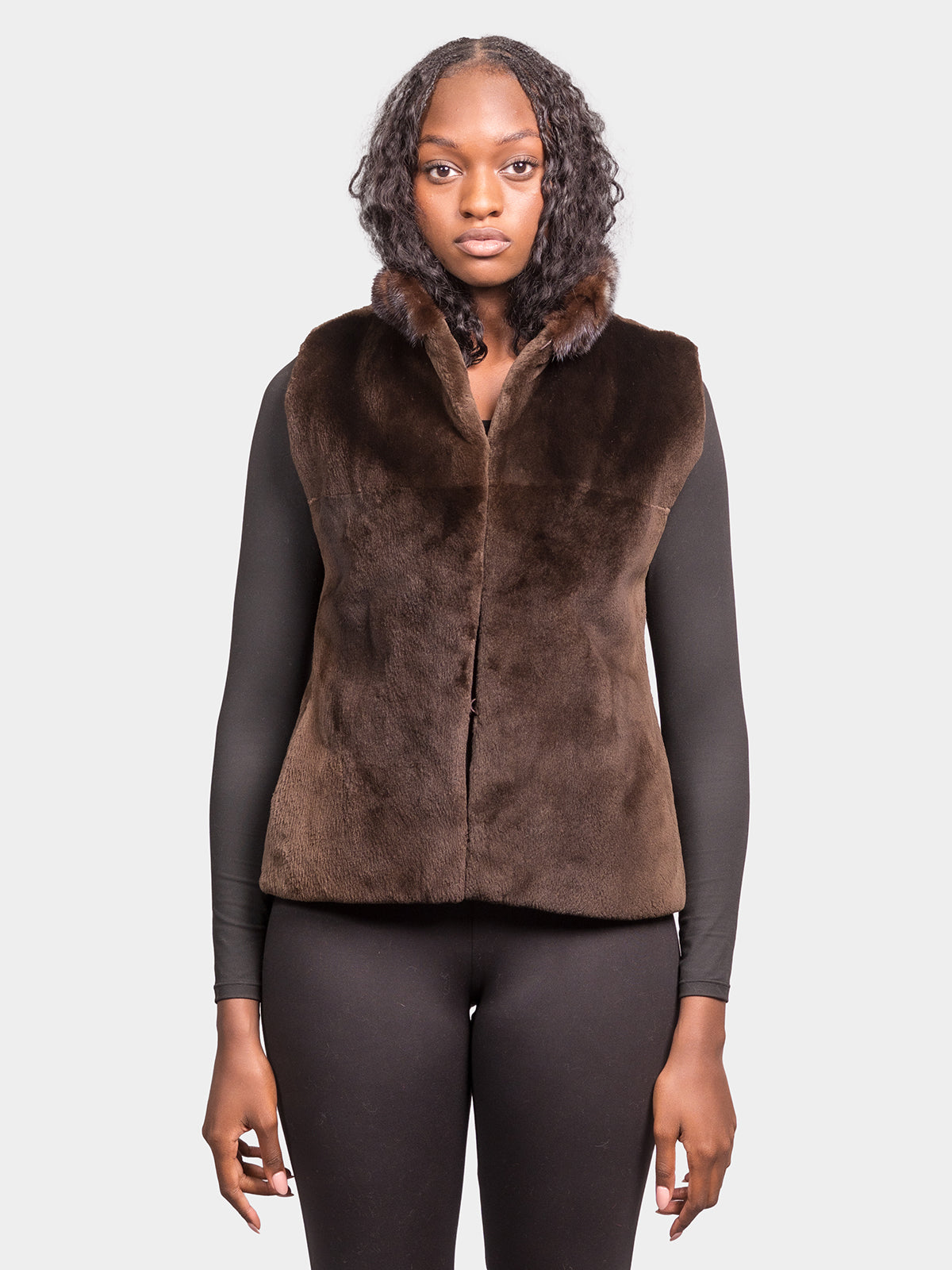 Women's Phantom Sheared Beaver Vest