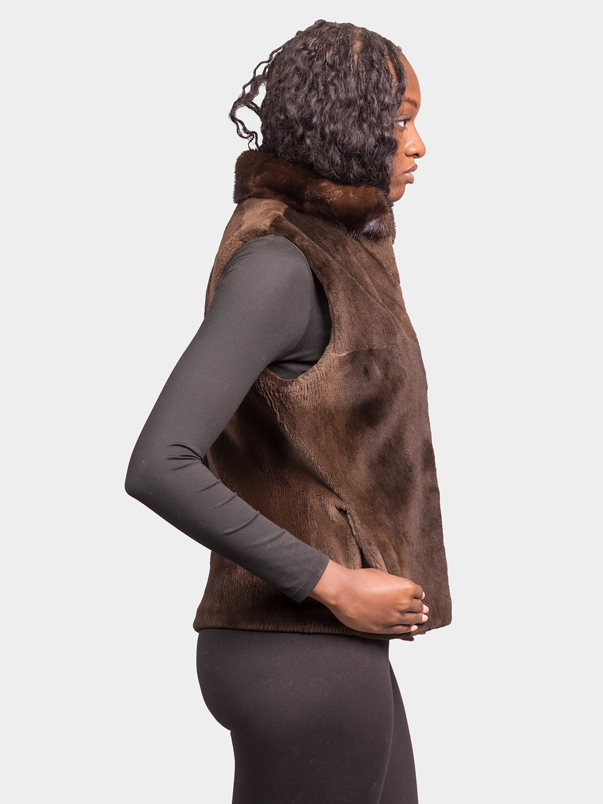 Women's Phantom Sheared Beaver Vest