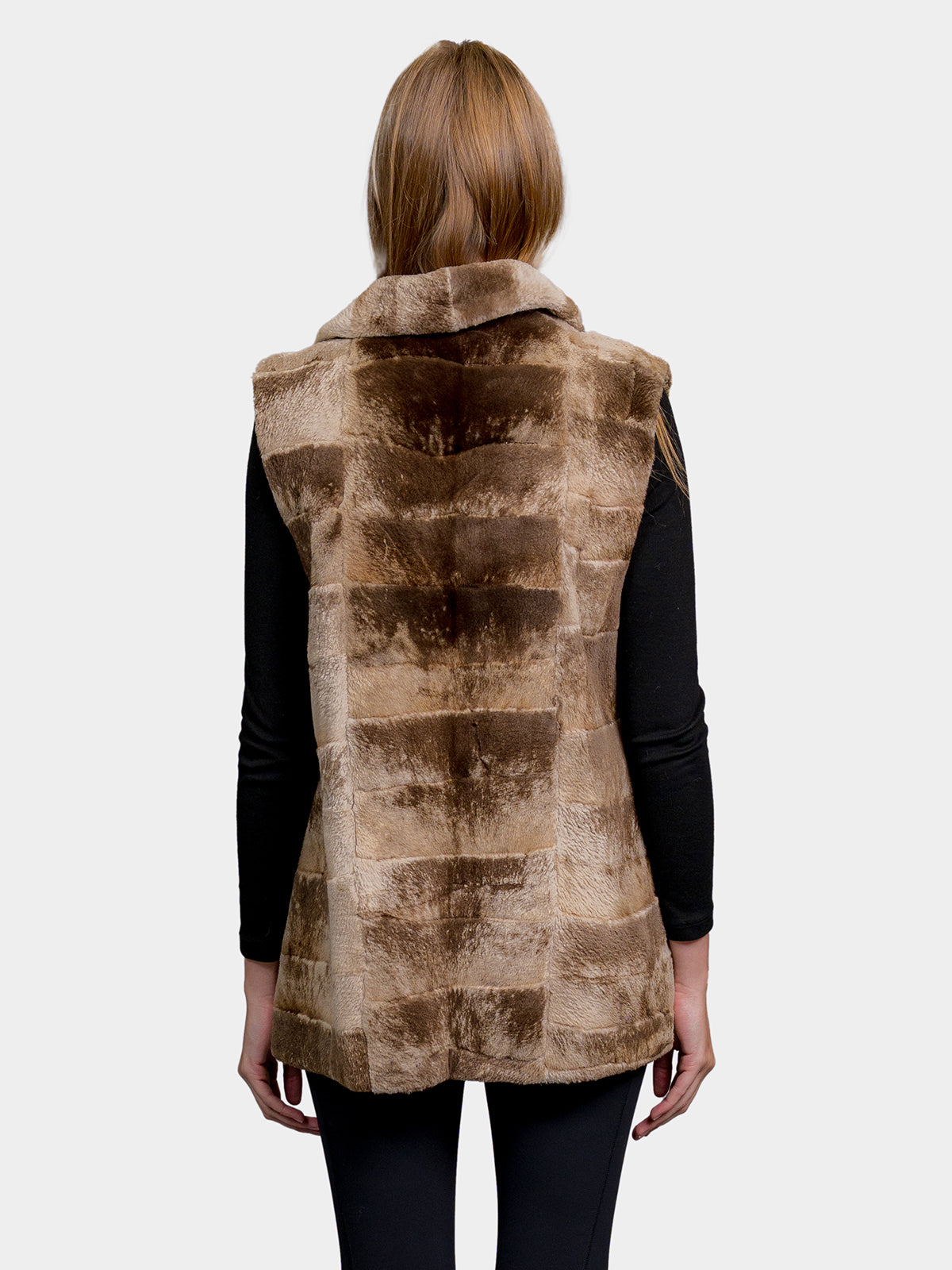Women's Iceberg Sculptured Sheared Beaver Vest