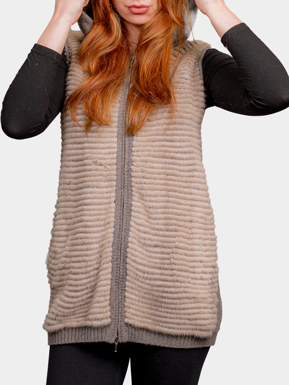 Women's Heather Cashmere Knit Vest