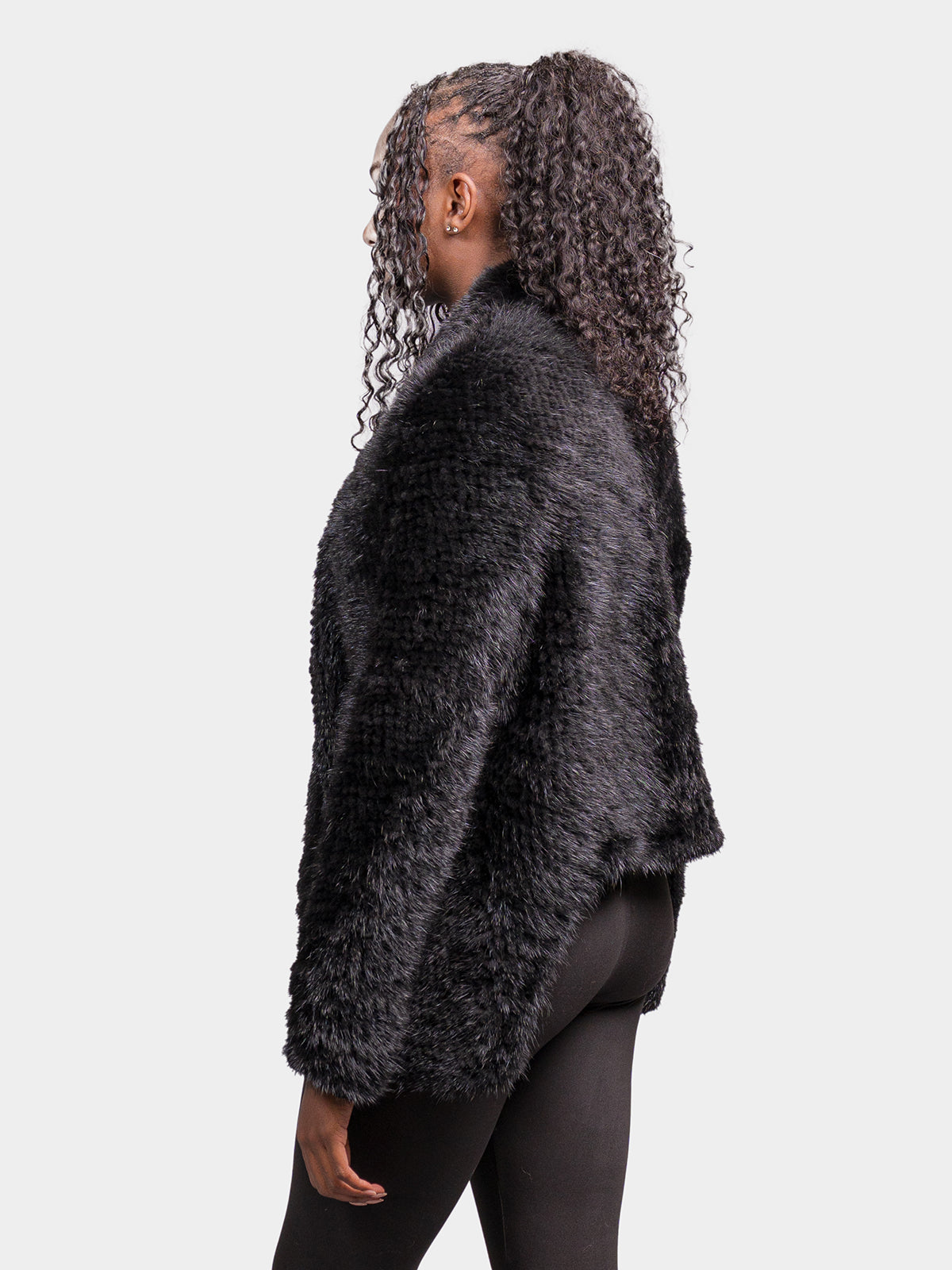 Women's Black Mink Jacket