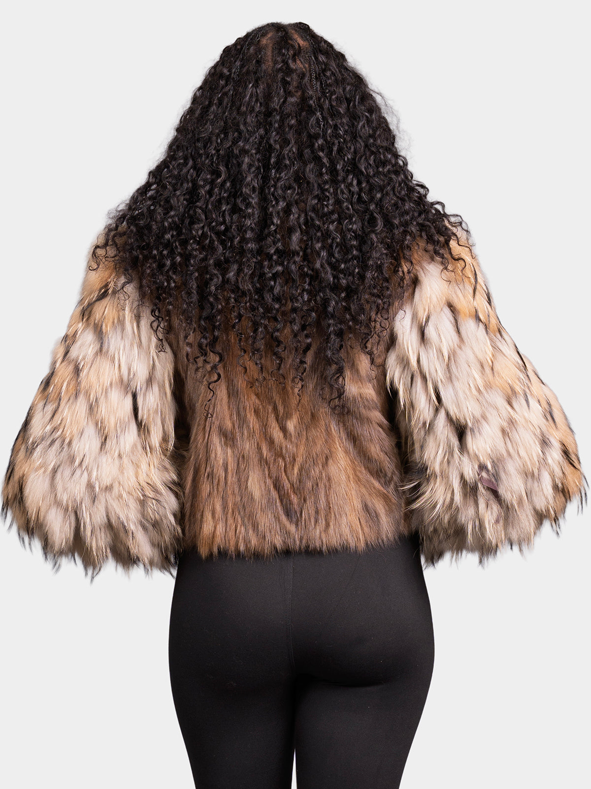 Women's Brown Sculptured Sable Jacket