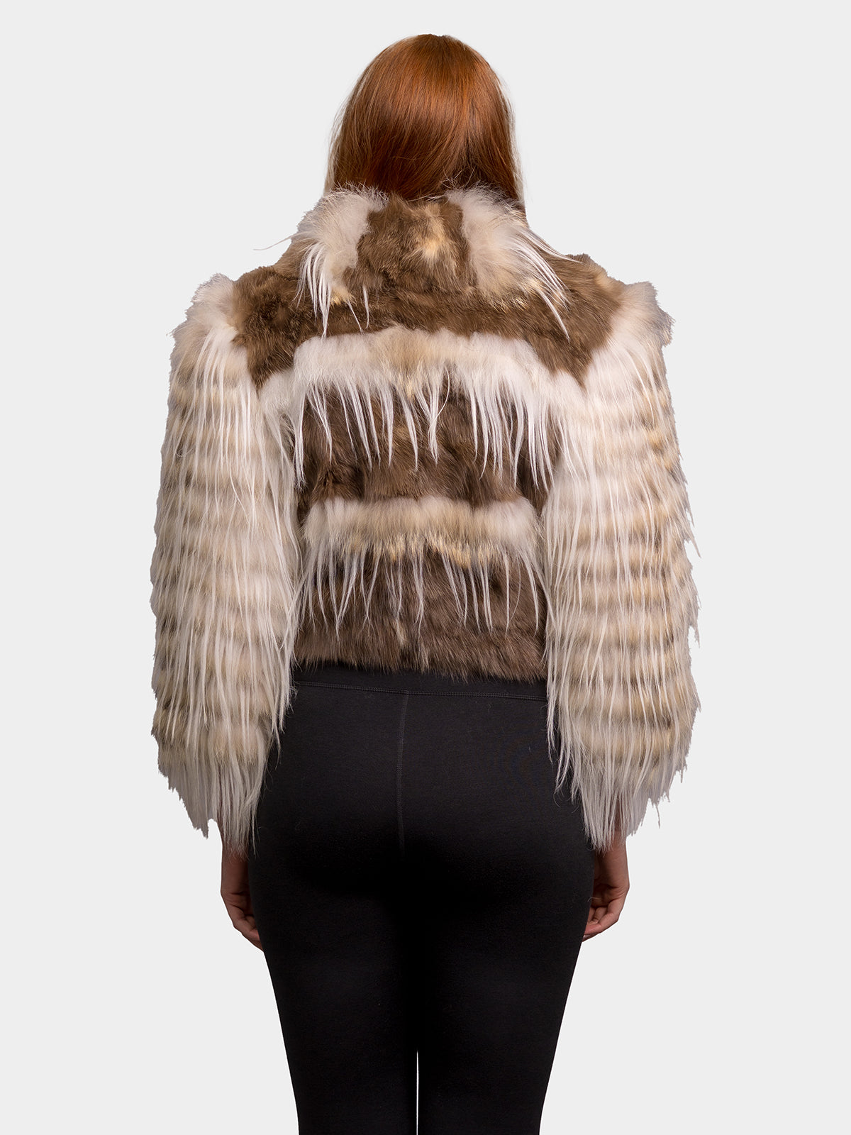 Women's Brown Sculptured Sable Jacket