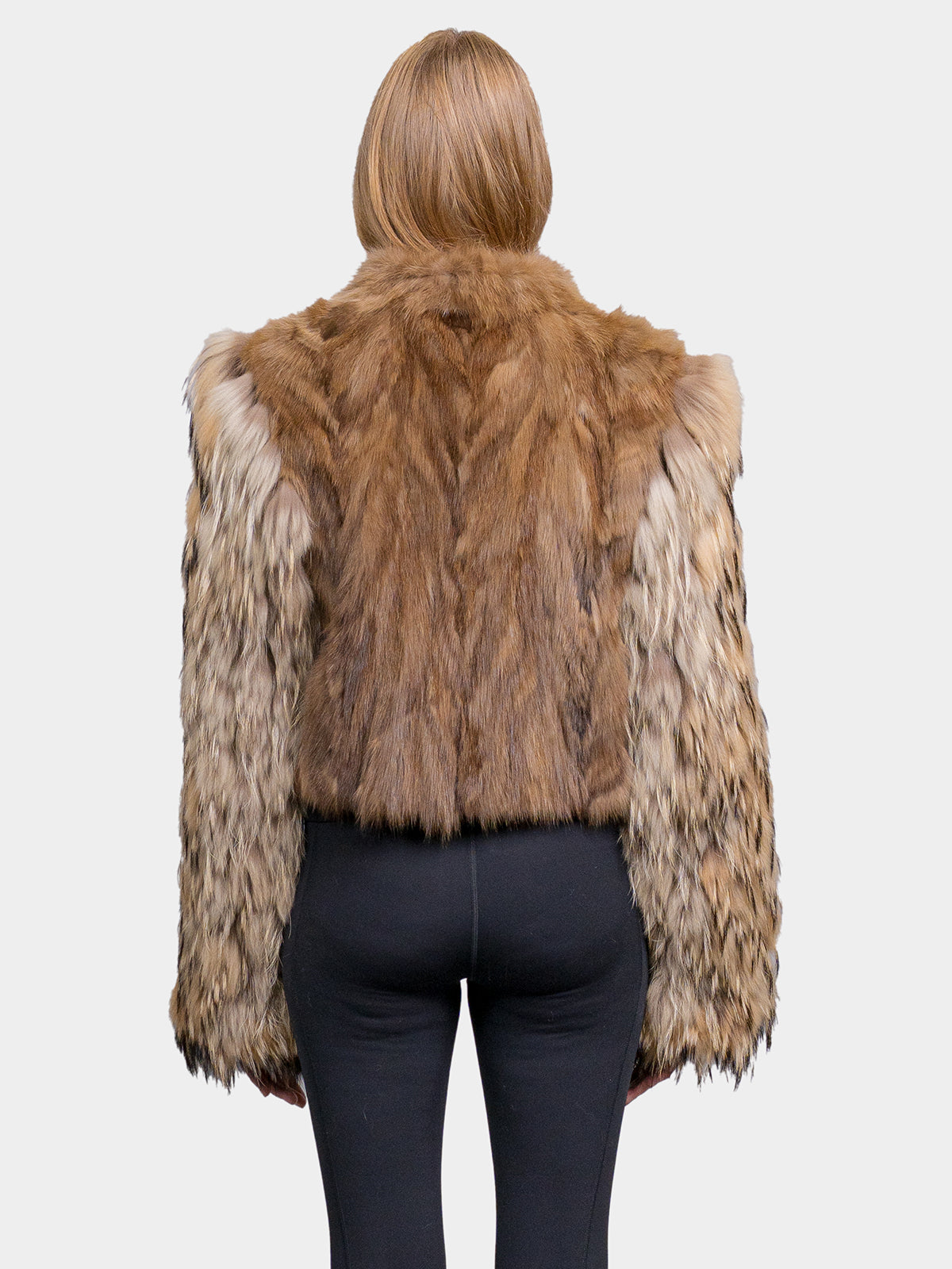 Women's Brown Sculptured Sable Jacket