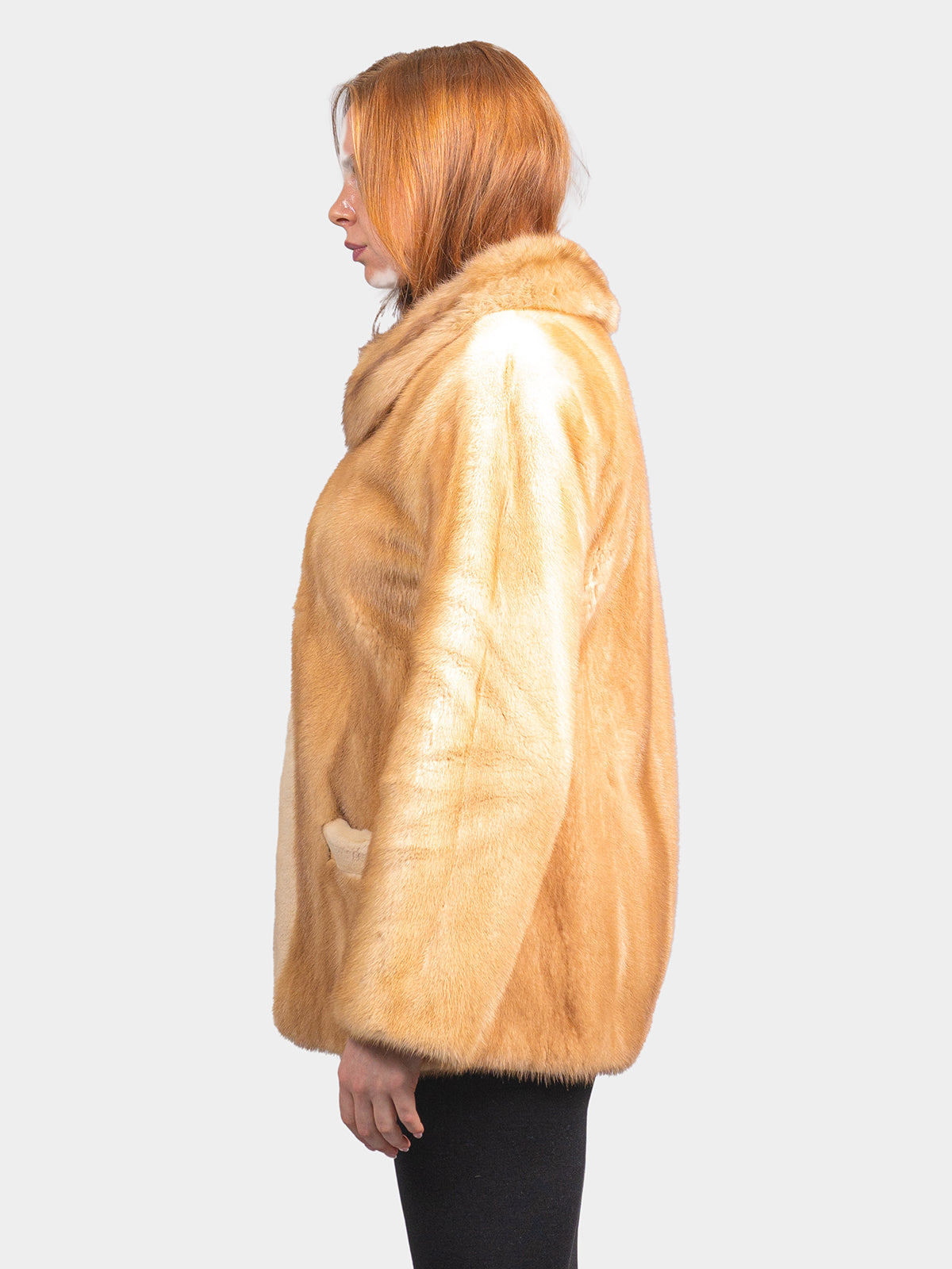 Women's Golden Mink Jacket