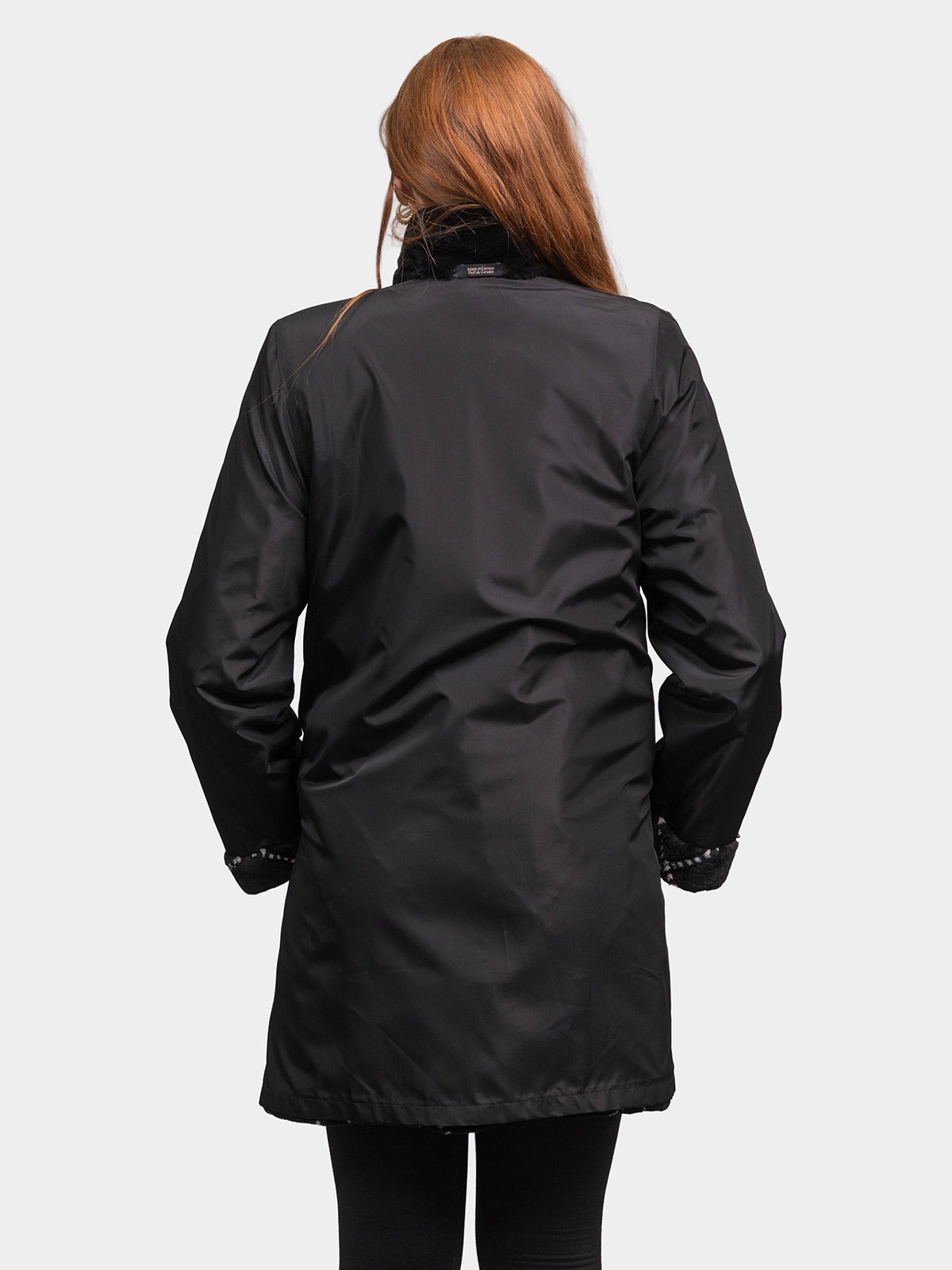 Women's Black Sheared Beaver Stroller