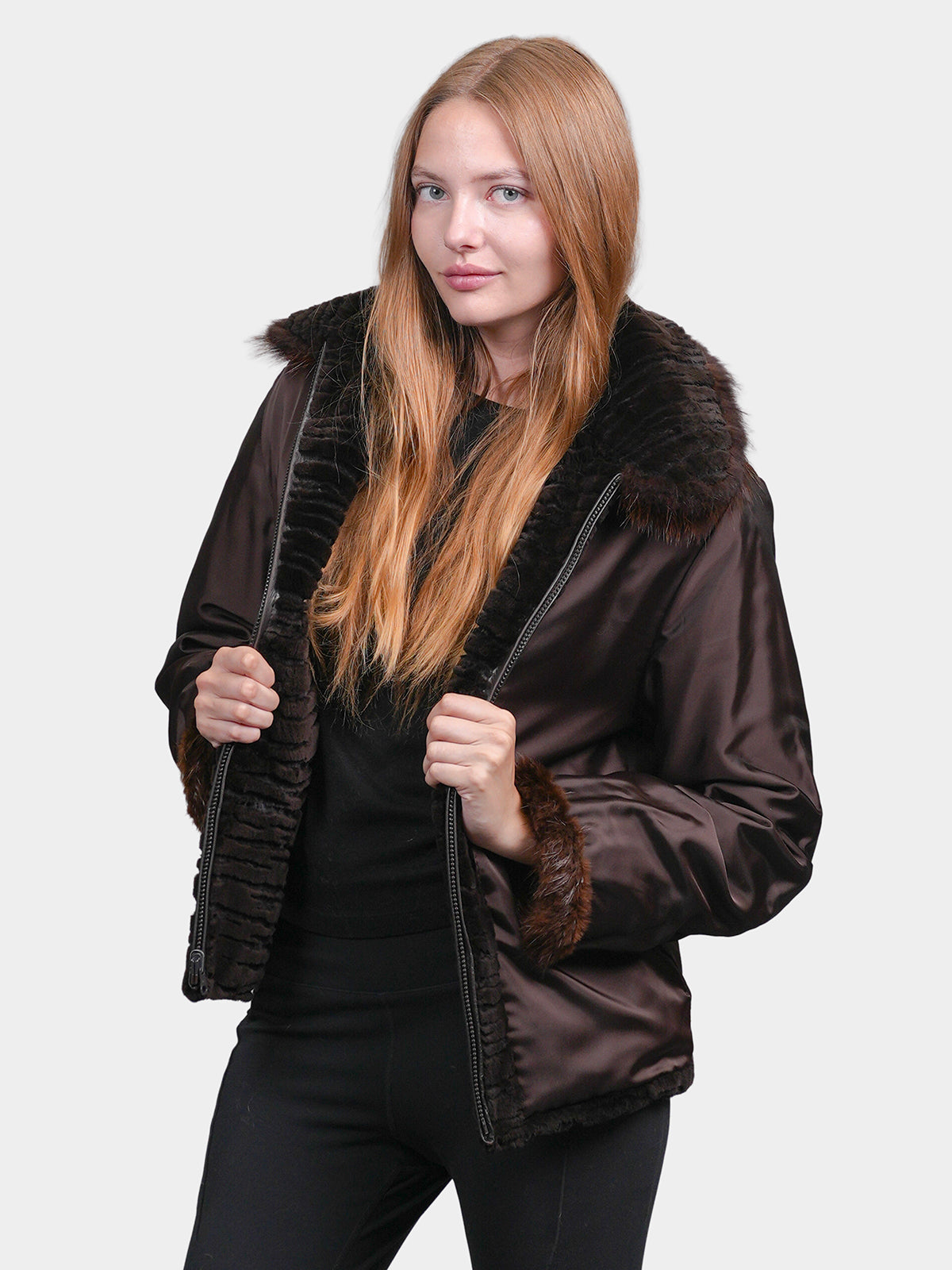 Women's Matara Grooved Sheared Beaver Jacket