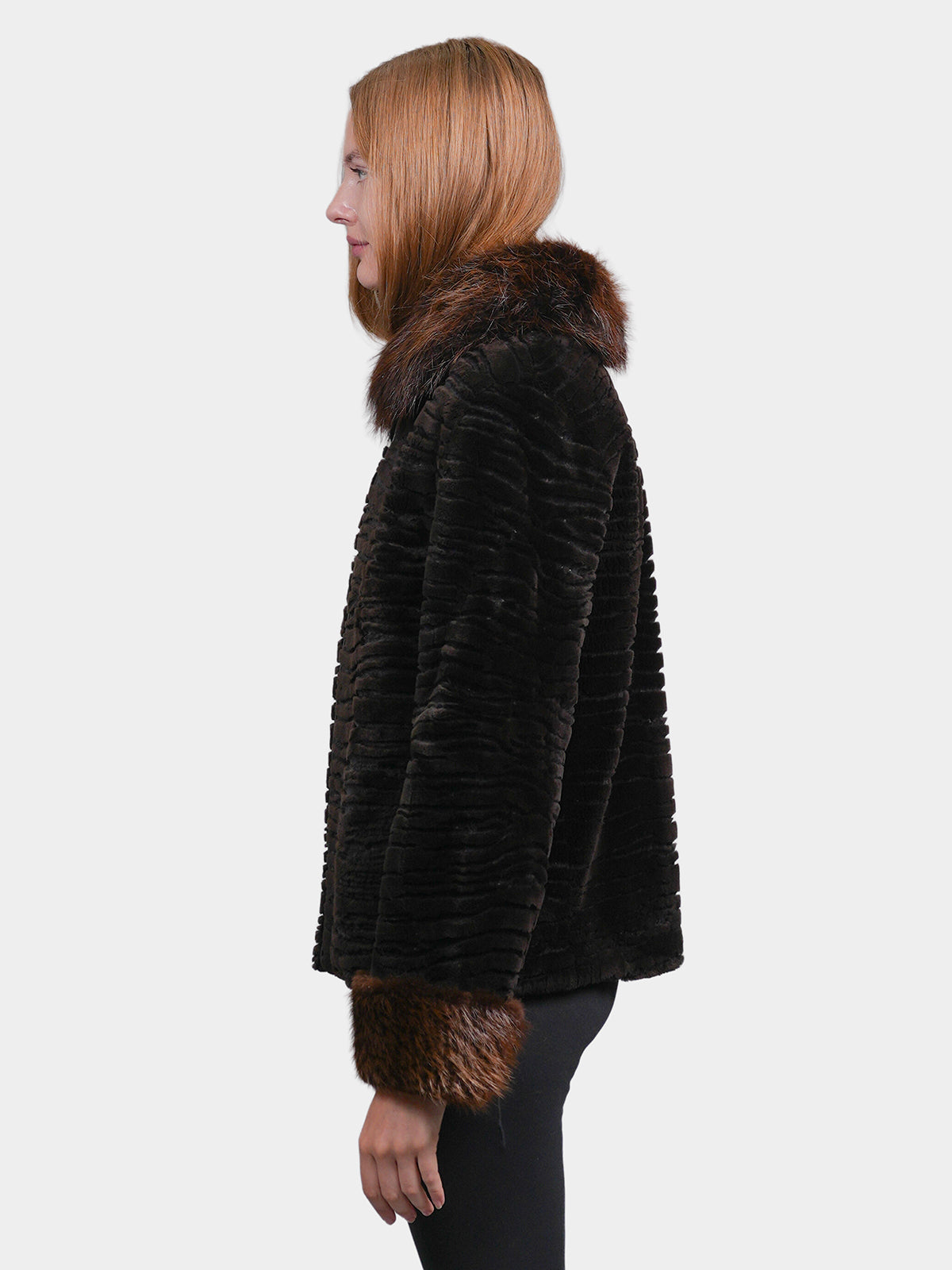 Women's Matara Grooved Sheared Beaver Jacket