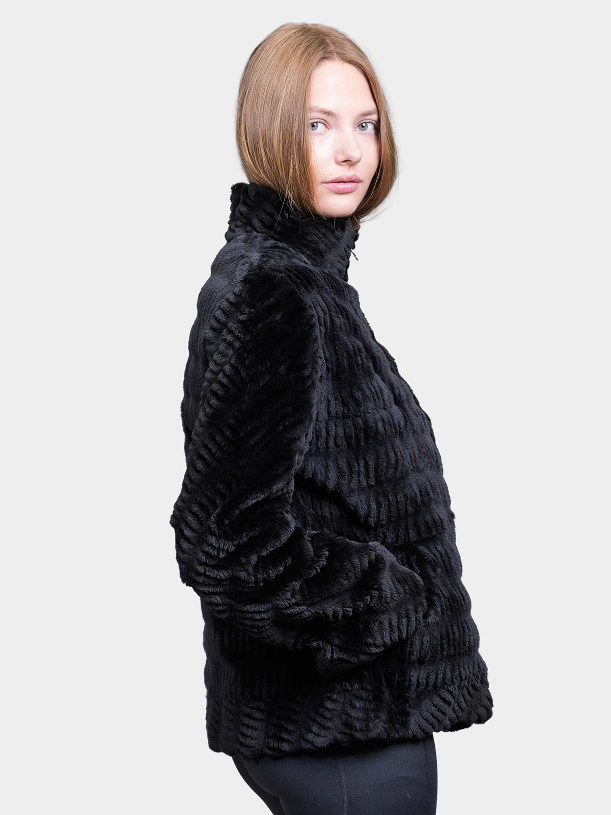 Women's Onyx Sheared Beaver Jacket
