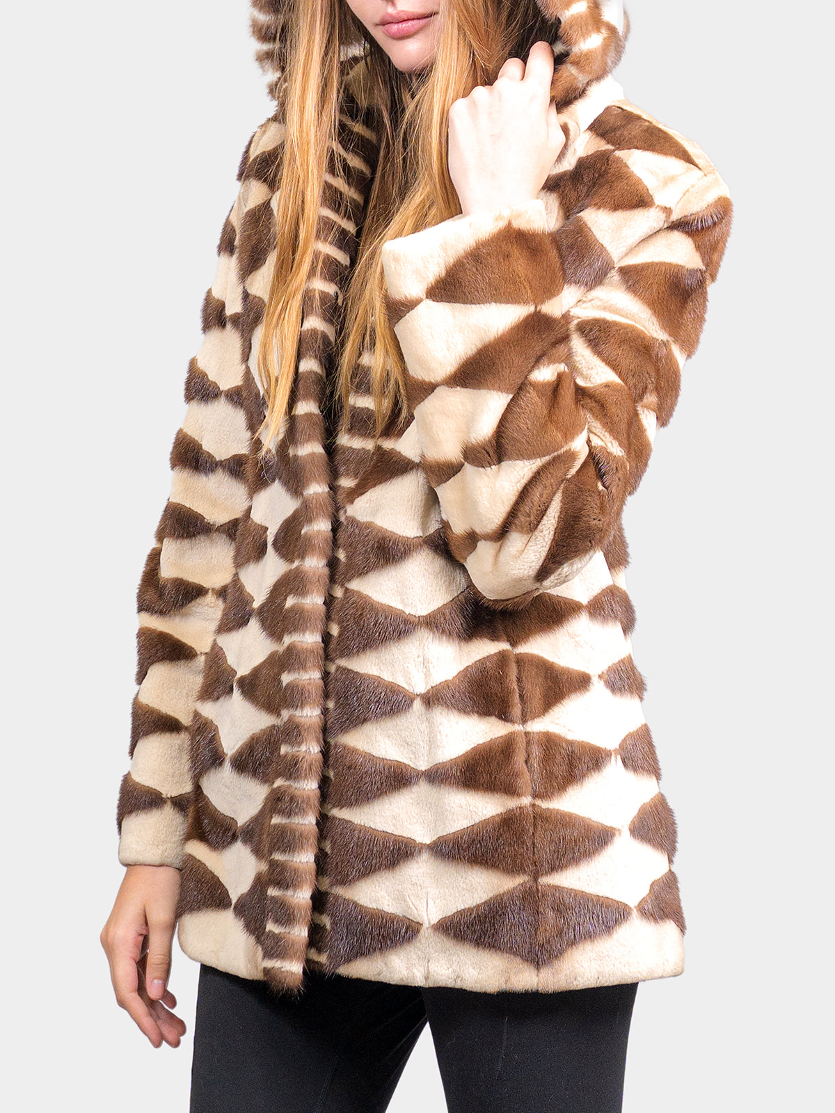 Women's Mahogany Mink Jacket