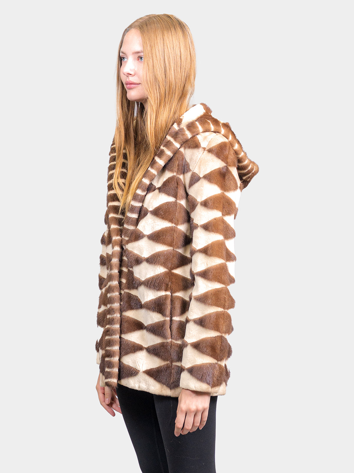 Women's Mahogany Mink Jacket