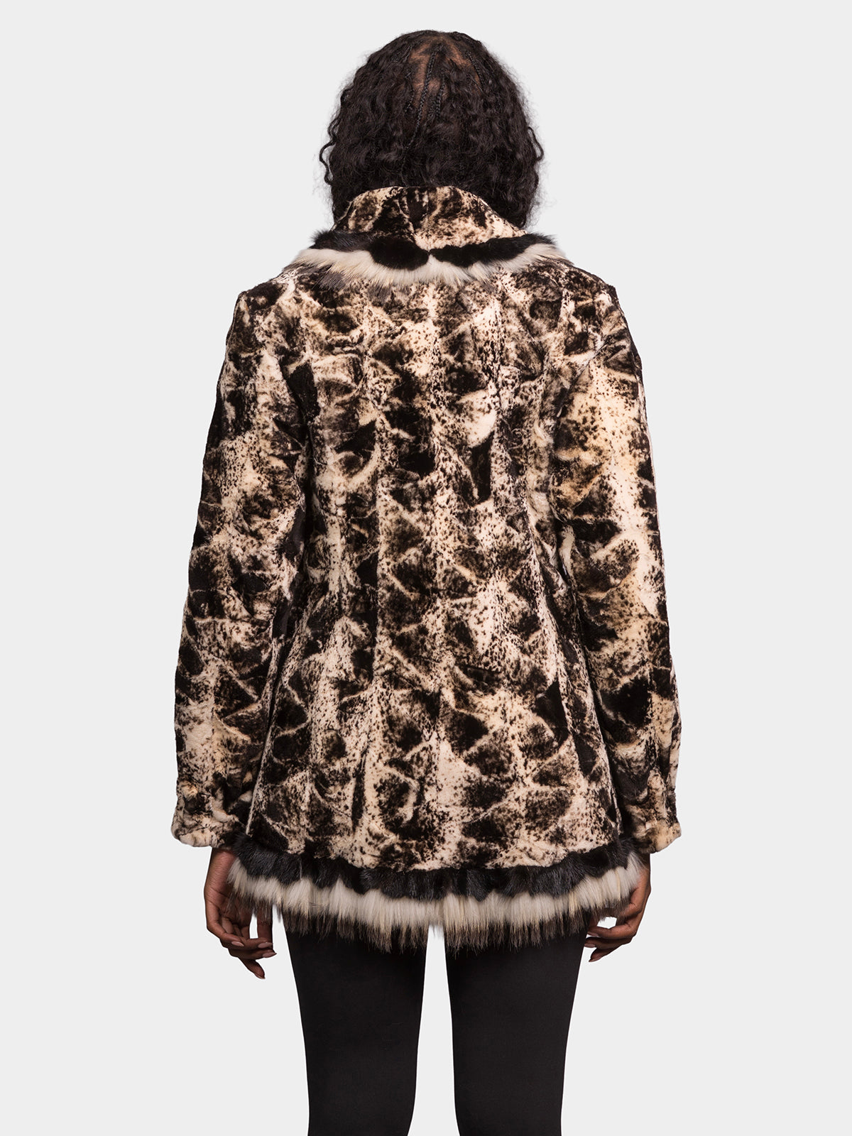 Women's Static Granita Sculptured Mink Jacket